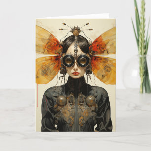 Schattigee Scifi Bug Lady Alle gelegenheden Kaart