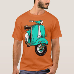 Schattigee Scooter Illustratie T-shirt
