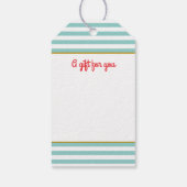 Schattigee Scottie Dog Christmas Custom Name Mint Cadeaulabel (Achterkant)