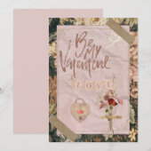 Schattigee  Scrapbook Valentijnsdag Kaart (Voorkant / Achterkant)