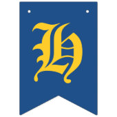 Schattigee Scruffy Pirate Puppy Verjaardagsbunting Vlaggetjes (Tweede vlag)