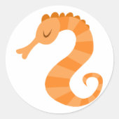 Schattigee Seahorse Stickers (Voorkant)