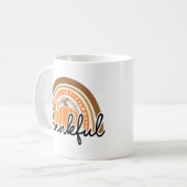 Schattigee Seizoensgebonden Herfst Boho Pompoen Da Koffiemok (Voorkant links)