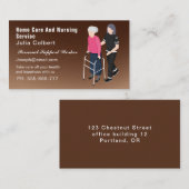 Schattigee Senior Companion of Oudere Verzorger br Visitekaartje (Voorkant / Achterkant)