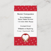 Schattigee Senior Home Companion Visitekaartjes (Voorkant)