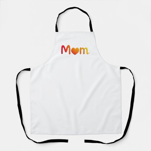 Schattigee Sentimental Mom Gift | Beste Moederdag Schort (Voorkant)