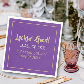 Schattigee servetten voor klassenreünie