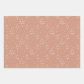 Schattigee set moderne kerstinpakken inpakpapier vel (Voorkant 2)