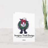 Schattigee Sheep Holiday Kaart (Achterkant)