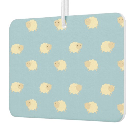 Schattigee Sheep Pattern Car luchtverfrisser (Links)