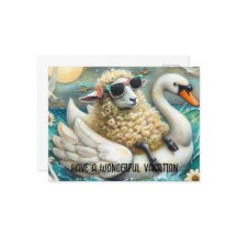 Schattigee Sheep Swan Floatie hebben een heerlijke