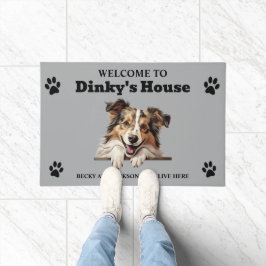 Schattigee Shetland herdershond foto Deurmat