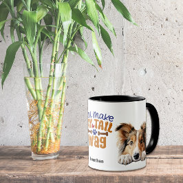 Schattigee Shetland Sheepdog Je maakt mijn staart  Mok