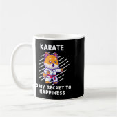 Schattigee Shi Inu Karate is mijn geheim voor Happ Koffiemok (Links)