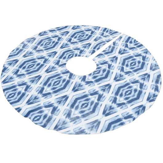 Schattigee Shibori Christmas Japanese Tie Dye Kerstboom Rok (Gekanteld)