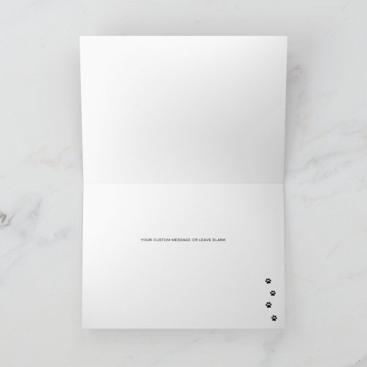 Schattigee Shih Tzu Dog Kaart (Binnen)