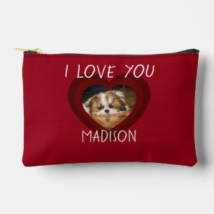 Schattigee shih tzu liefde Valentijn hart foto rit Etui