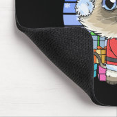 Schattigee Siamese Cat Santa Claus Christmas Kitte Muismat (Hoek)