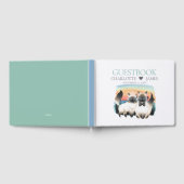 Schattigee Siamese kat bruid bruidegom paar bruilo Gastenboek (Volledig)