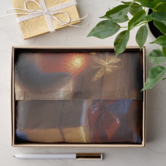 Schattigee Siamese kitten kerstdecoupage Tissuepapier (Geschenk)