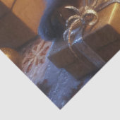 Schattigee Siamese kitten kerstdecoupage Tissuepapier (Detail)