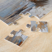 Schattigee Siamese Kittens schilderij Legpuzzel (Zijkant)