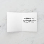 Schattigee Siberische Huskies kerst Kaart (Binnen)