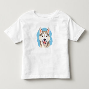Schattigee Siberische Husky Dog Wolf Funny huskies Kinder Shirts