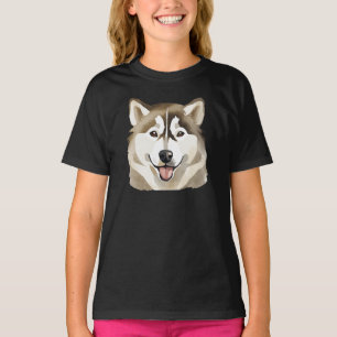 Schattigee Siberische Husky Dog Wolf Funny huskies T-shirt