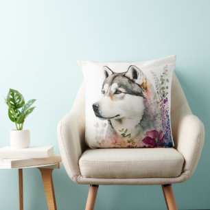 SCHATTIGEE SIBERISCHE HUSKY PUPPYHOND MET WILDE BL KUSSEN