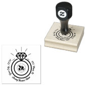 Schattigee Sieraden Merk Professionele Logo Bedrij Rubberstempel (Gestempeld)