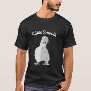 Schattigee Silkie Chicken Design voor mannen Vrouw T-shirt