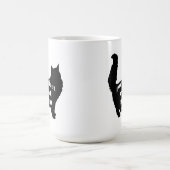 Schattigee SImple Moderne Kattenmoeder Koffiemok (Center)