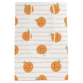 Schattigee Sinaasappels Print - Cadeautas (Achterkant)