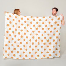 Schattigee Sinaasappels Print - Fleece Deken