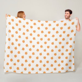 Schattigee Sinaasappels Print - Fleece Deken