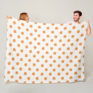 Schattigee Sinaasappels Print - Fleece Deken