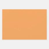 Schattigee Sinaasappels Print - Inpakpapier Set Vel (Voorkant 3)