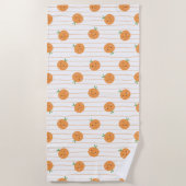 Schattigee Sinaasappels Print - Strandlaken (Voorkant)
