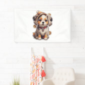 Schattigee single-dog Stickers Spandoek (Insitu)
