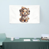 Schattigee single-dog Stickers Spandoek (Beurs)
