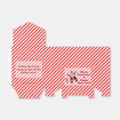 Schattigee Sinterklaas Ho Ho Ho Vrolijke kerststre Bedankdoosjes (Uitgevouwen)