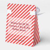 Schattigee Sinterklaas Ho Ho Ho Vrolijke kerststre Bedankdoosjes (Achterkant)