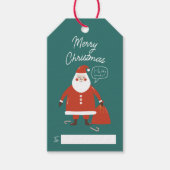 Schattigee Sinterklaas  Kerstmis Cadeaulabel (Voorkant)