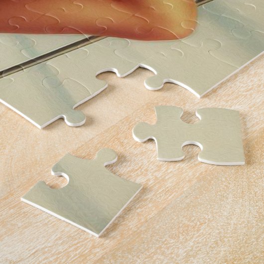 Schattigee Ski Pin Up Legpuzzel (Zijkant)