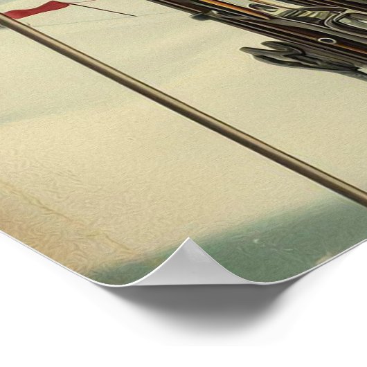 Schattigee  Ski Pin Up Poster (Hoek)