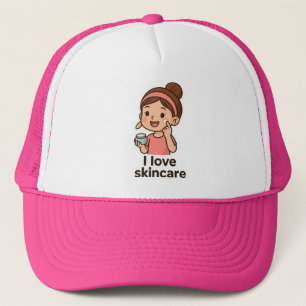 Schattigee Skincare Girl Sticker - Self-Care Carto Trucker Pet