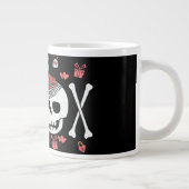 Schattigee Skully Valloween Valentijn XOXO Grote Koffiekop (Rechts)