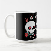 Schattigee Skully Valloween Valentijn XOXO Koffiemok (Links)