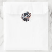 Schattigee Skunk Woodland Animals Forest Friends Ronde Sticker (Tas)